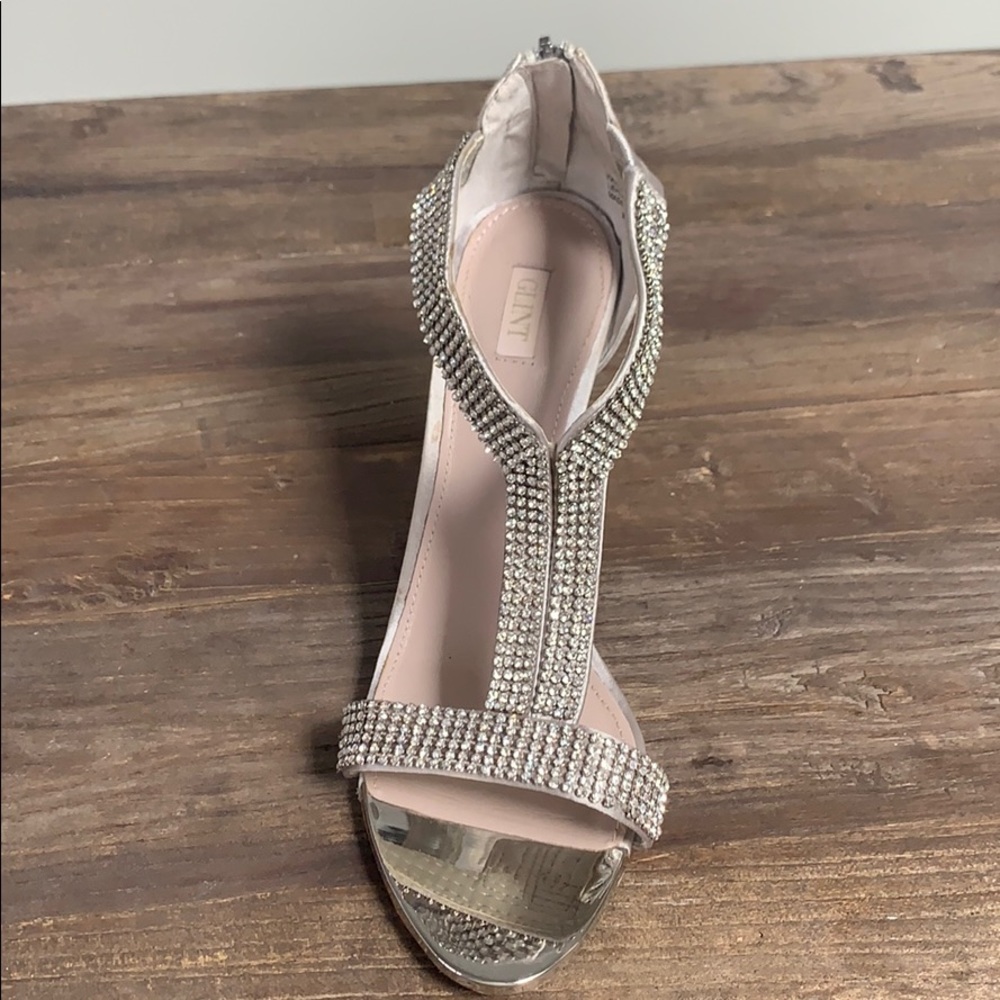 Sleek Rhinestone Heels - Picture 3 of 6